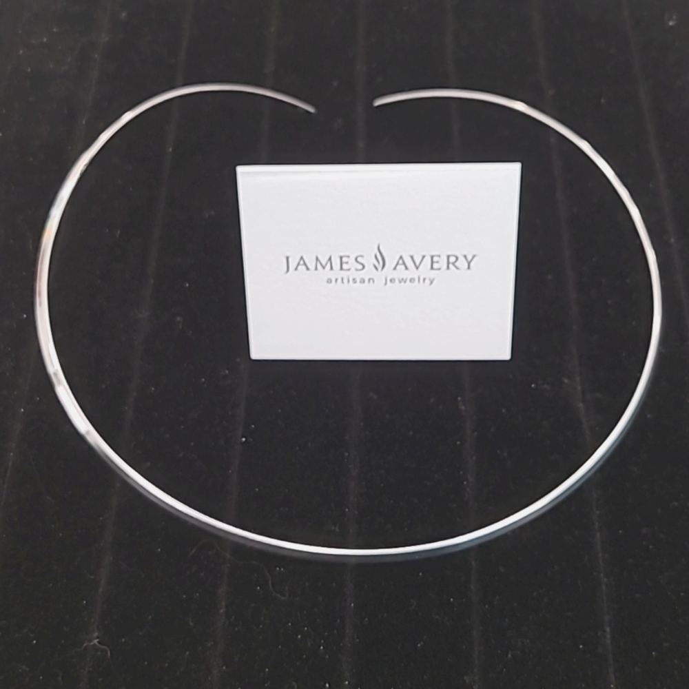 James Avery Omega Sterling Silver Collar Necklace